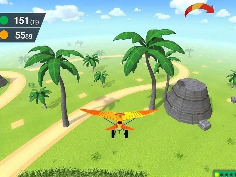 Goa Glider Racer Gameplay Screenshot